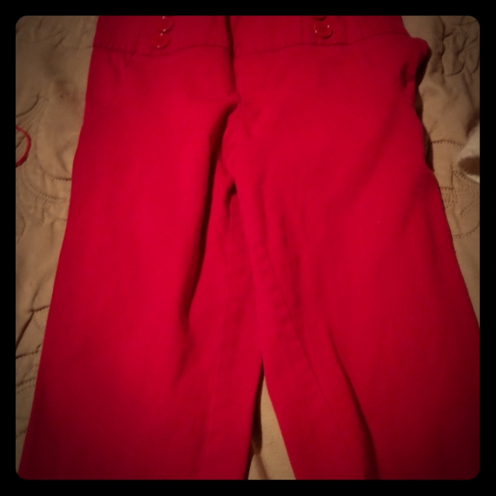 High waisted pin up capris